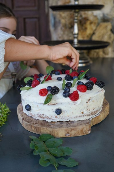 Sweet Moment at Casa Olene - Baking a Cake